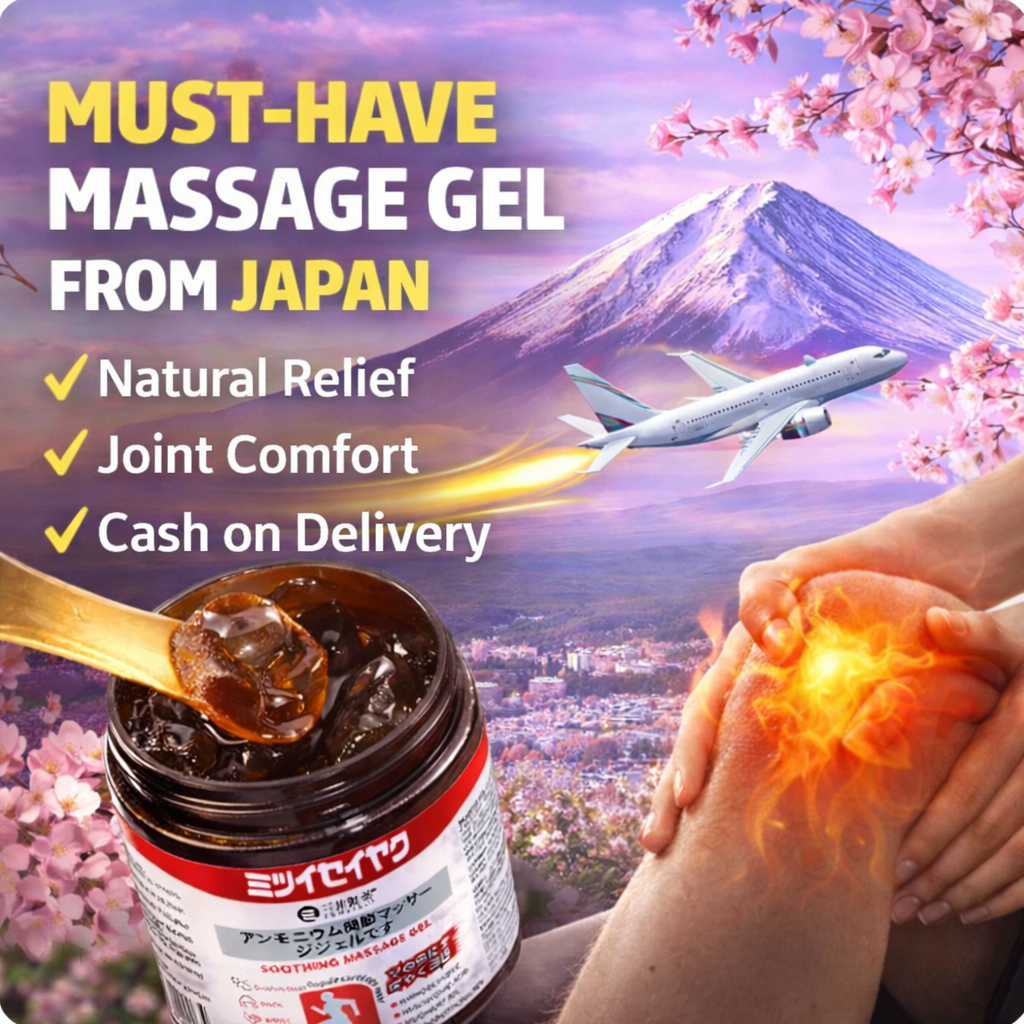 Japanese Instant Pain Relief Soothing Massage Gel (Buy 1 Get 1 Free)